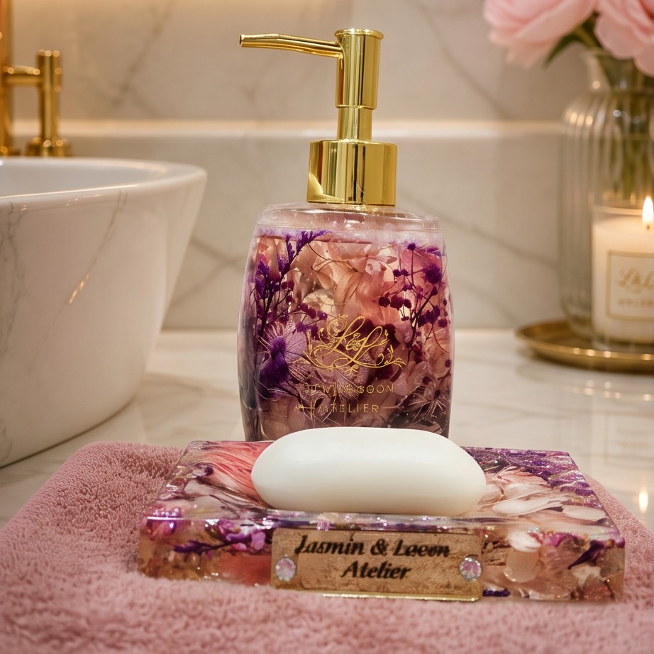 Amethyst Bloom Vanity Set