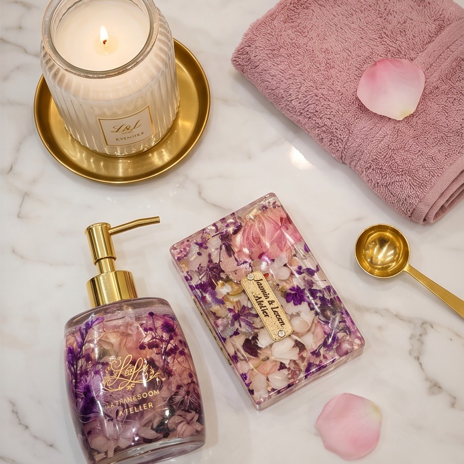 Amethyst Bloom Vanity Set image 4