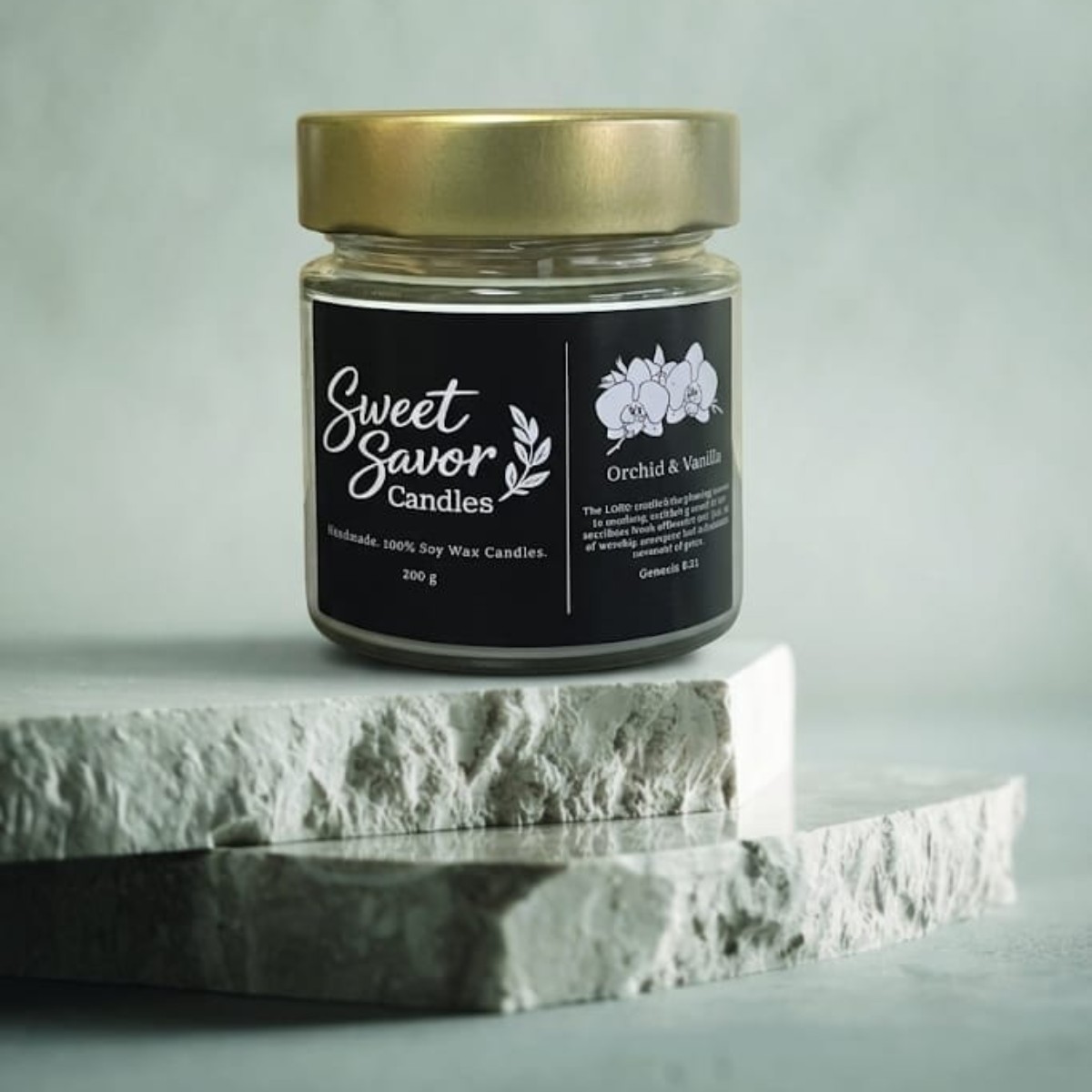 GLASS JAR CANDLES - 200g (Many Fragrances) image 2