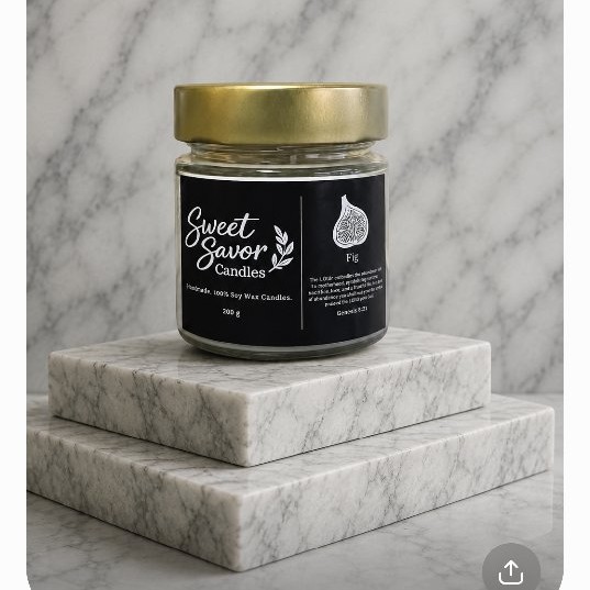 Gold Lid Jar Candles (200g)