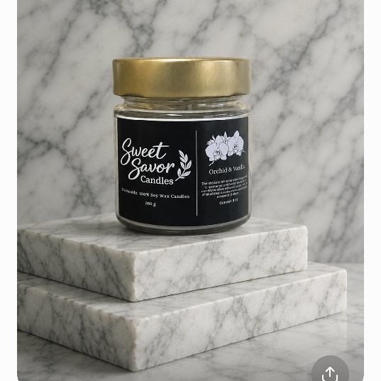Gold Lid Jar Candles (200g) image 2
