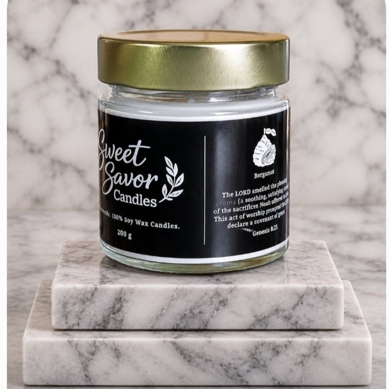 Gold Lid Jar Candles (200g) image 3