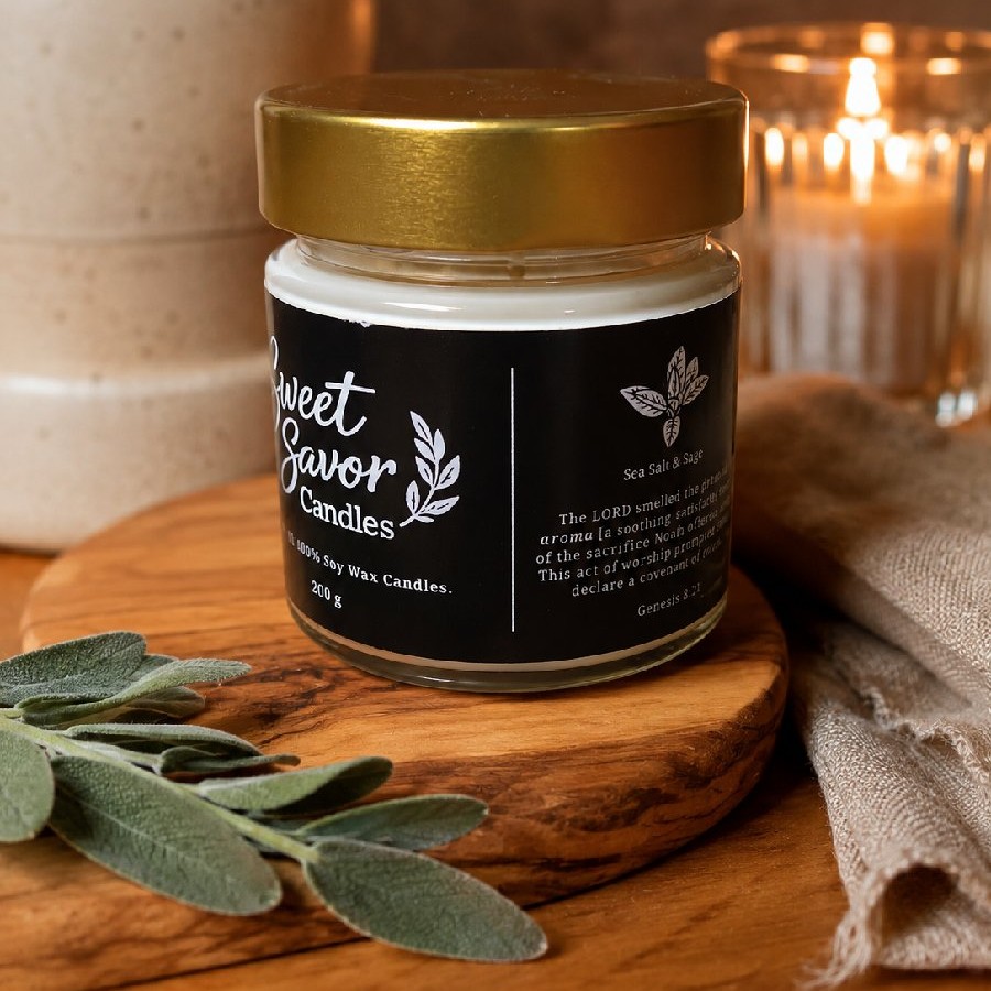 Gold Lid Jar Candles (200g) image 6