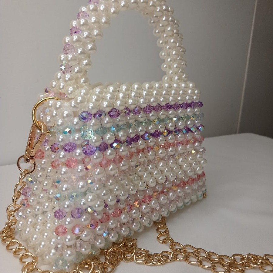 Handmade Small Beaded Bag