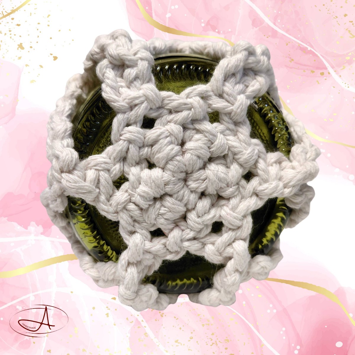 Strung Along Macramé Bottle Tote image 4