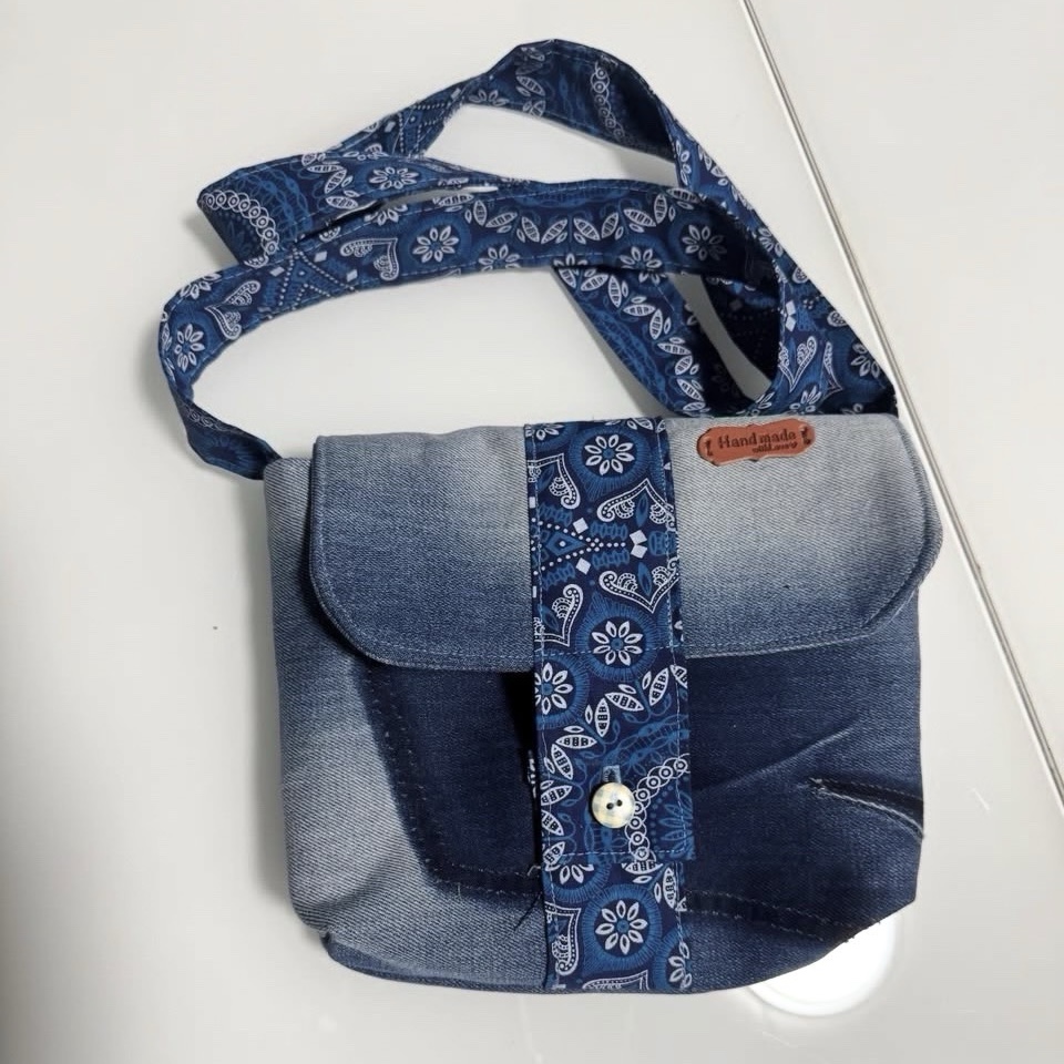 Upcycled Denim Handbag