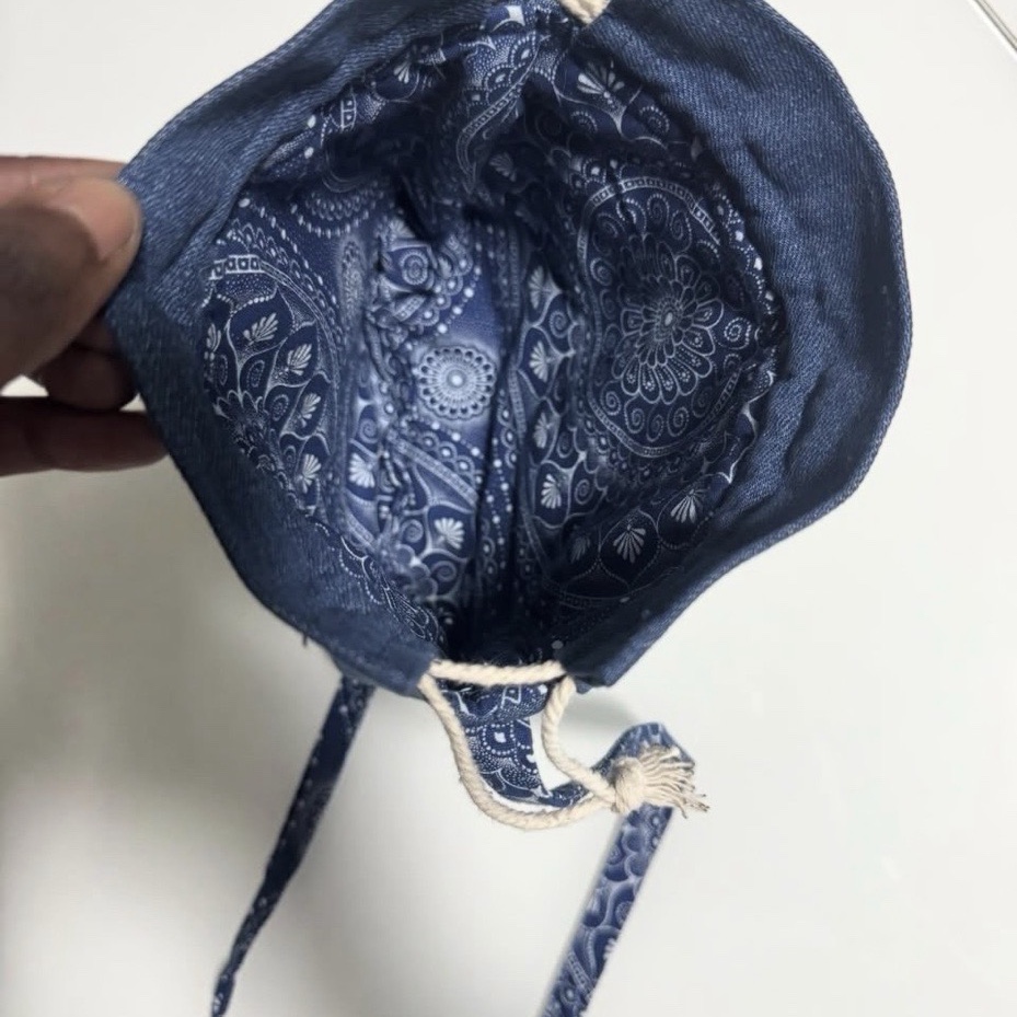 Upcycled Denim Bag image 4