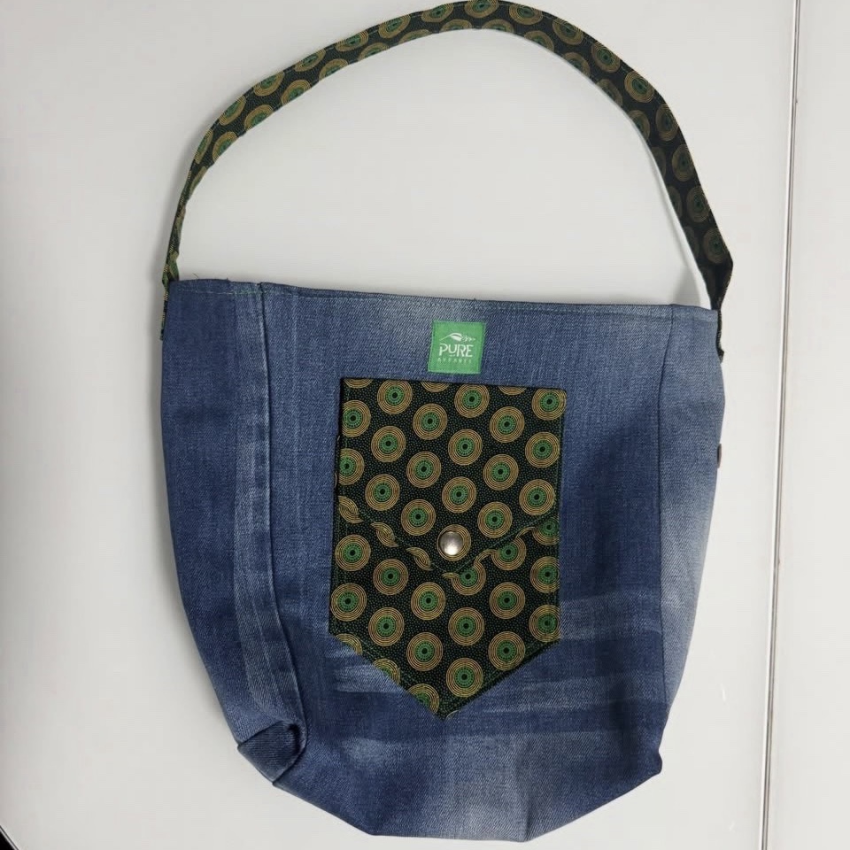Upcyed Denim Handbag