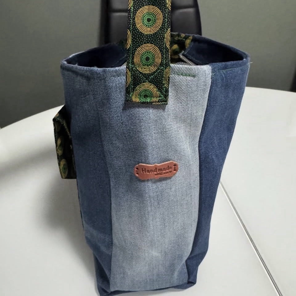 Upcyed Denim Handbag image 3