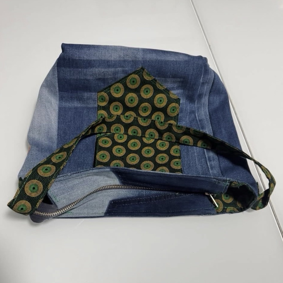 Upcyed Denim Handbag image 5