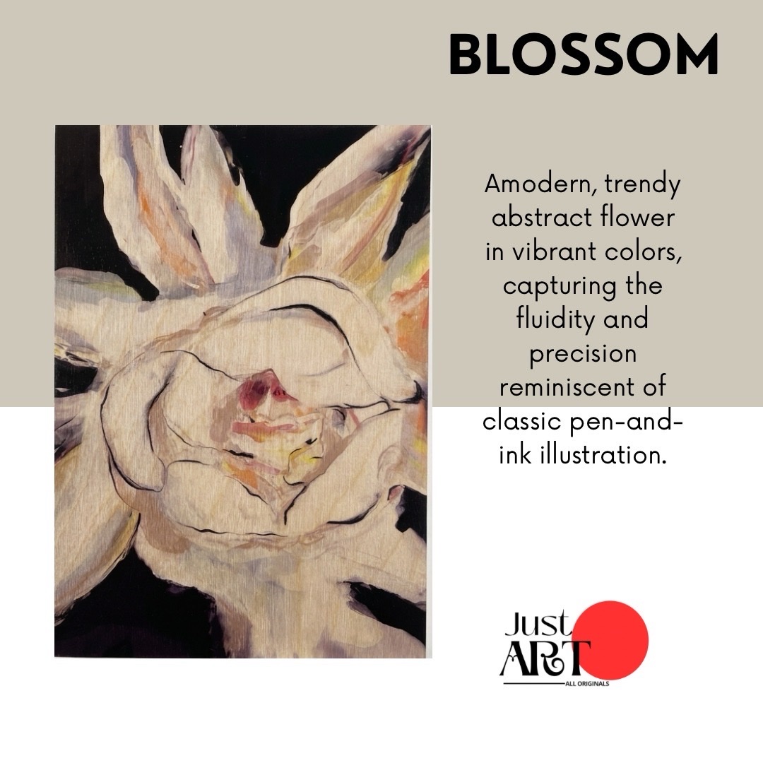 Blossom - Print On Wood image 2