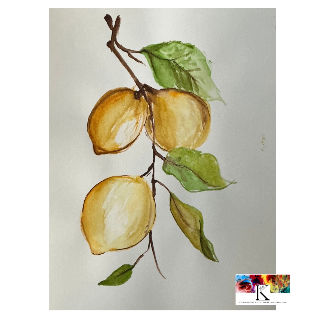 Lemon Tree Watercolour