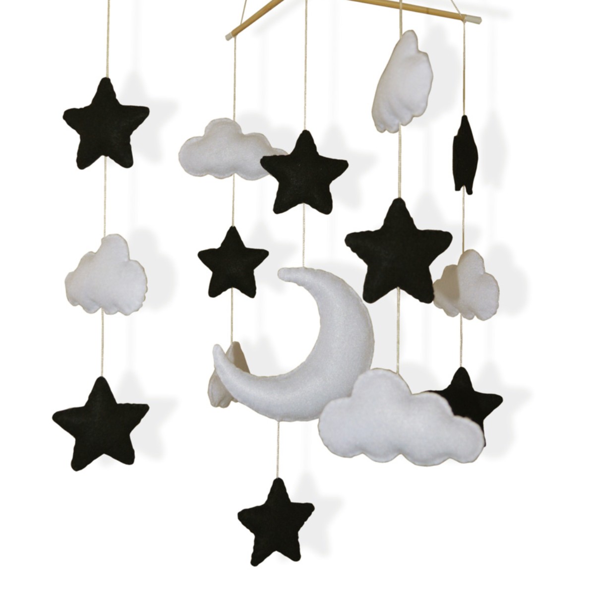 Baby Mobile – Night Sky in Black and White image 2