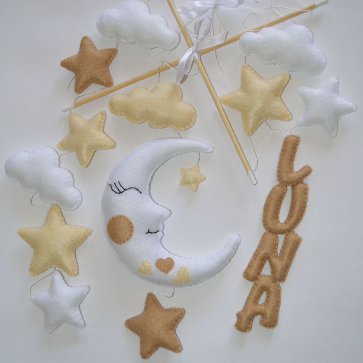 Baby Mobile – Sleeping Moon image 3