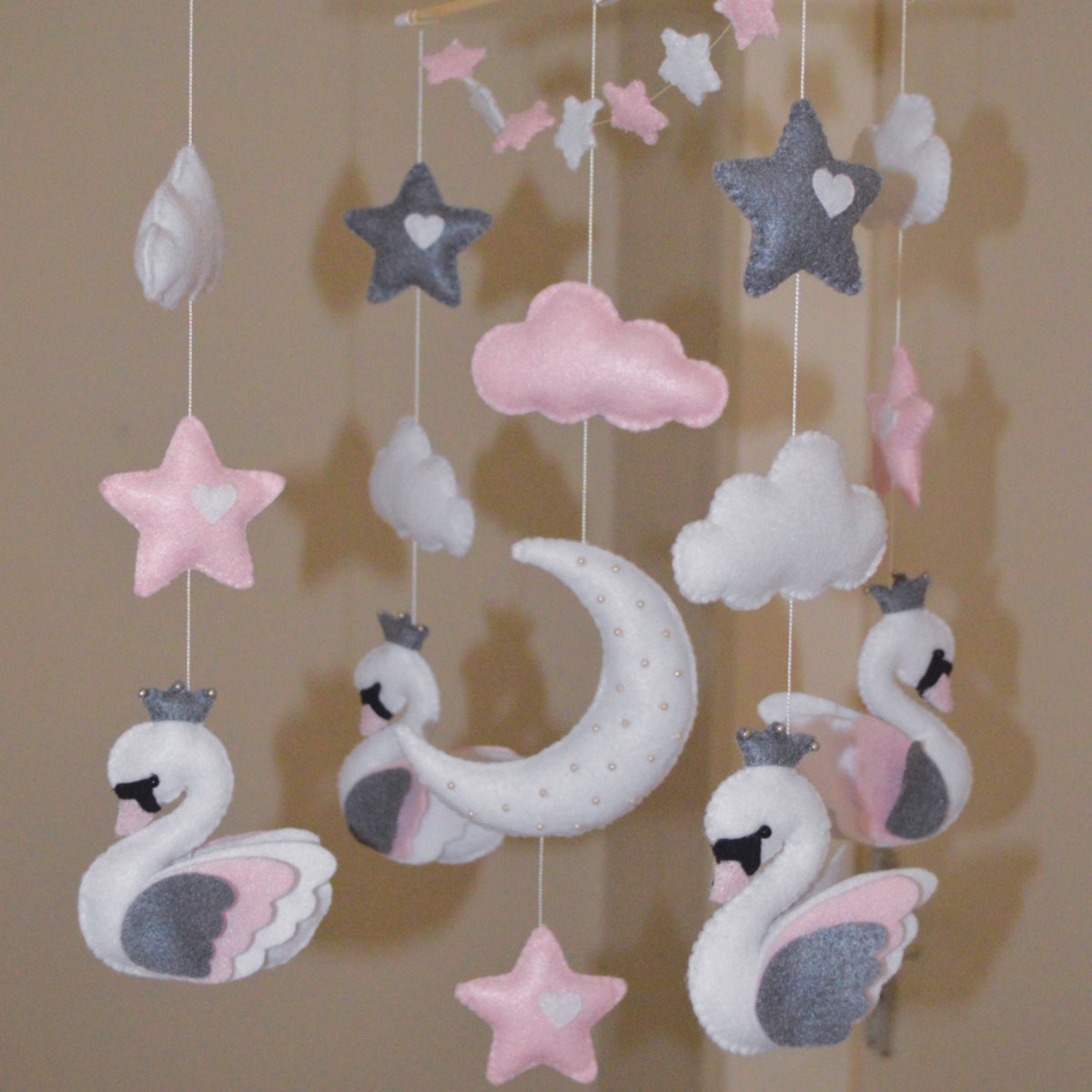 Baby Mobile – Swans image 2
