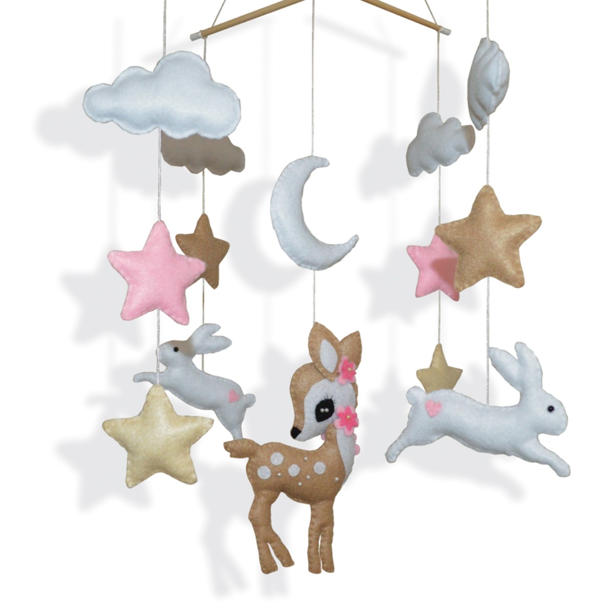Baby Mobile – Deer & Bunnies image 2