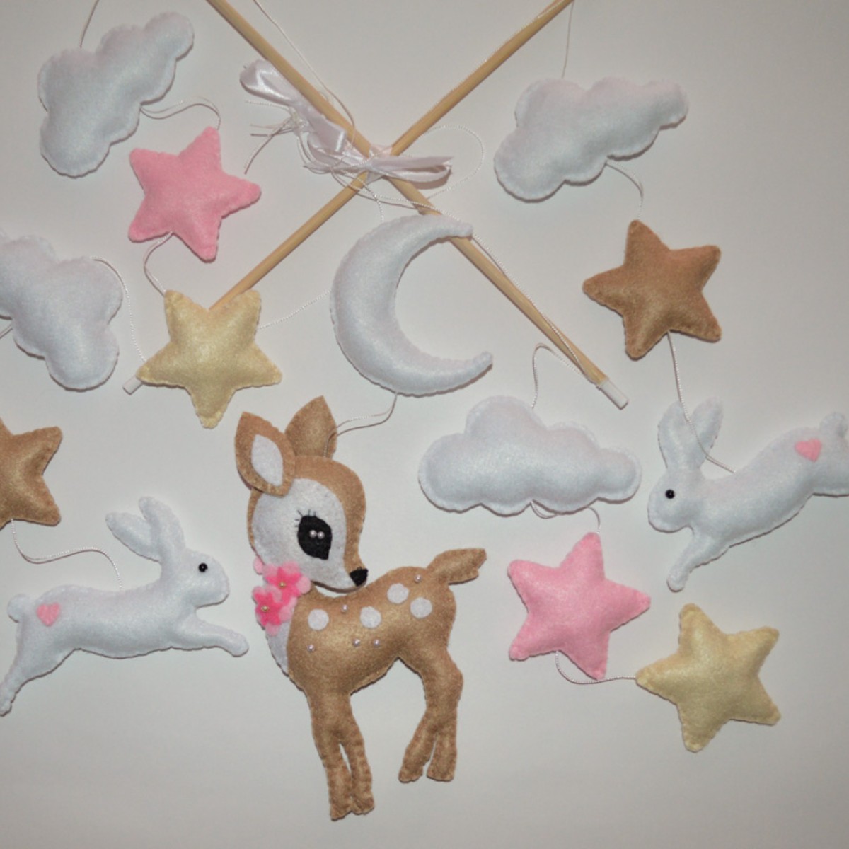 Baby Mobile – Deer & Bunnies