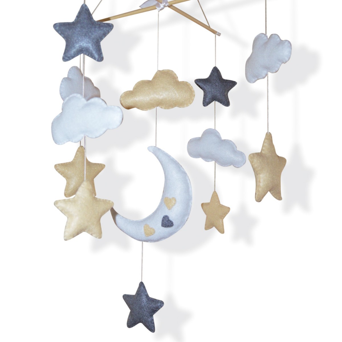 Baby Mobile – Night Sky in Cream image 2