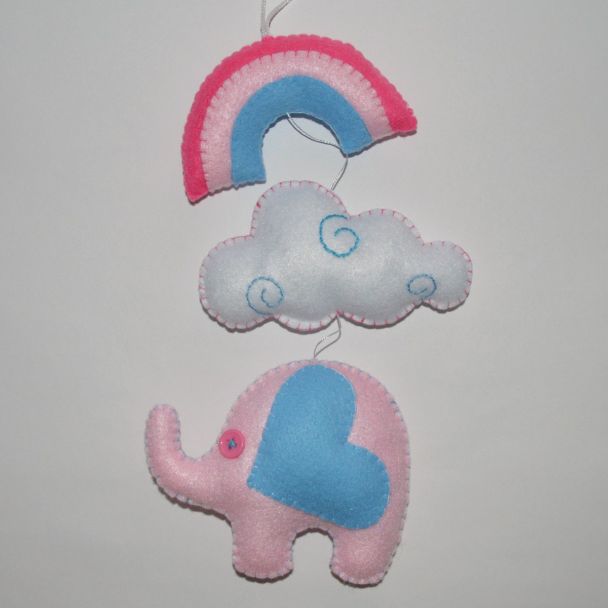 Vertical Garland – Rainbow, Cloud and Ellie