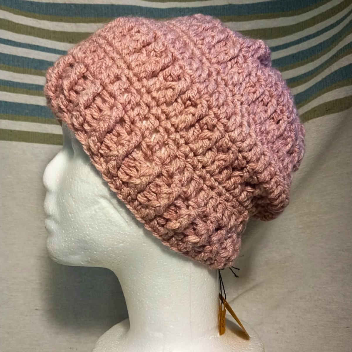Adult Crochet Nepal Beanie in Cider