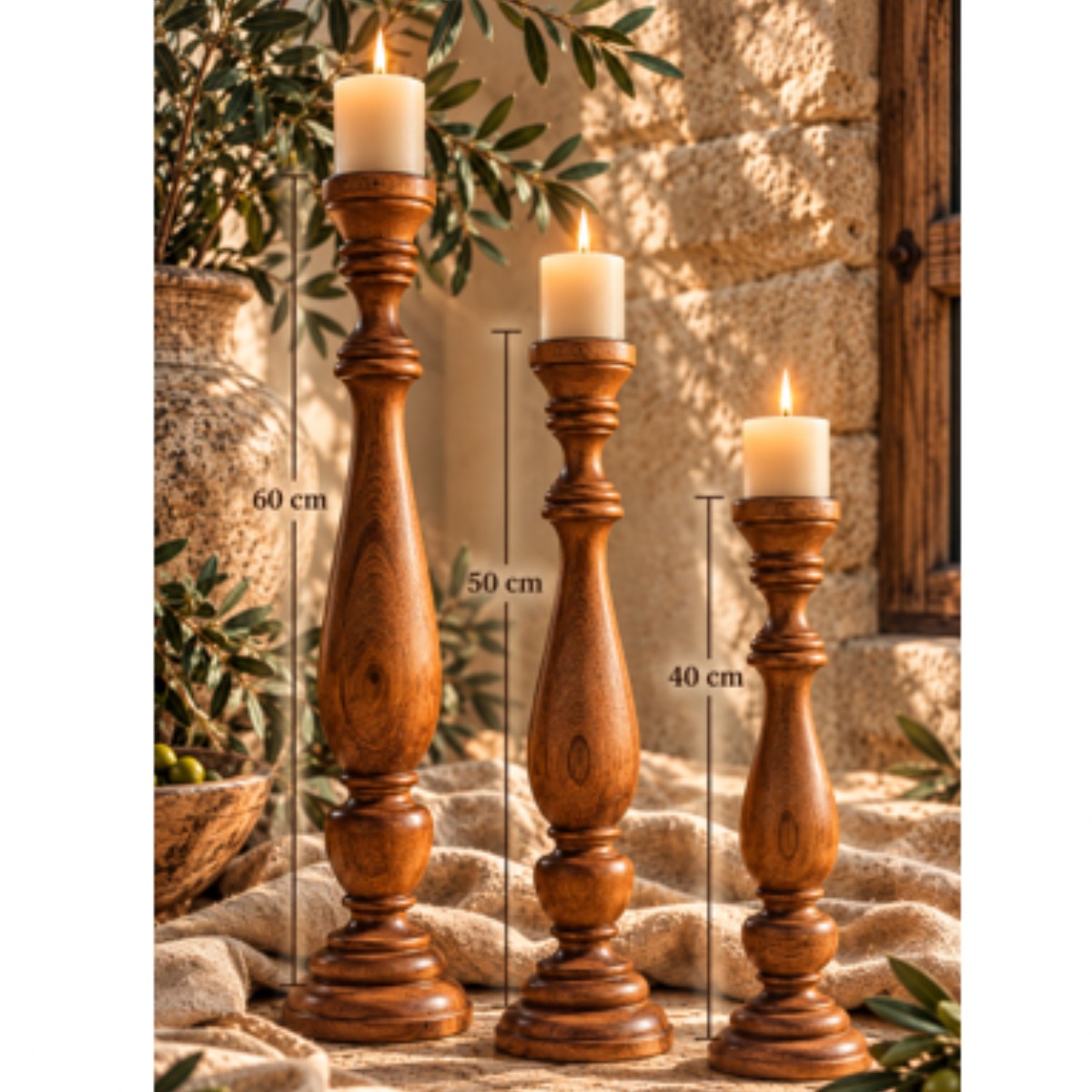 Snyman Candle Stand Set - Statement Set