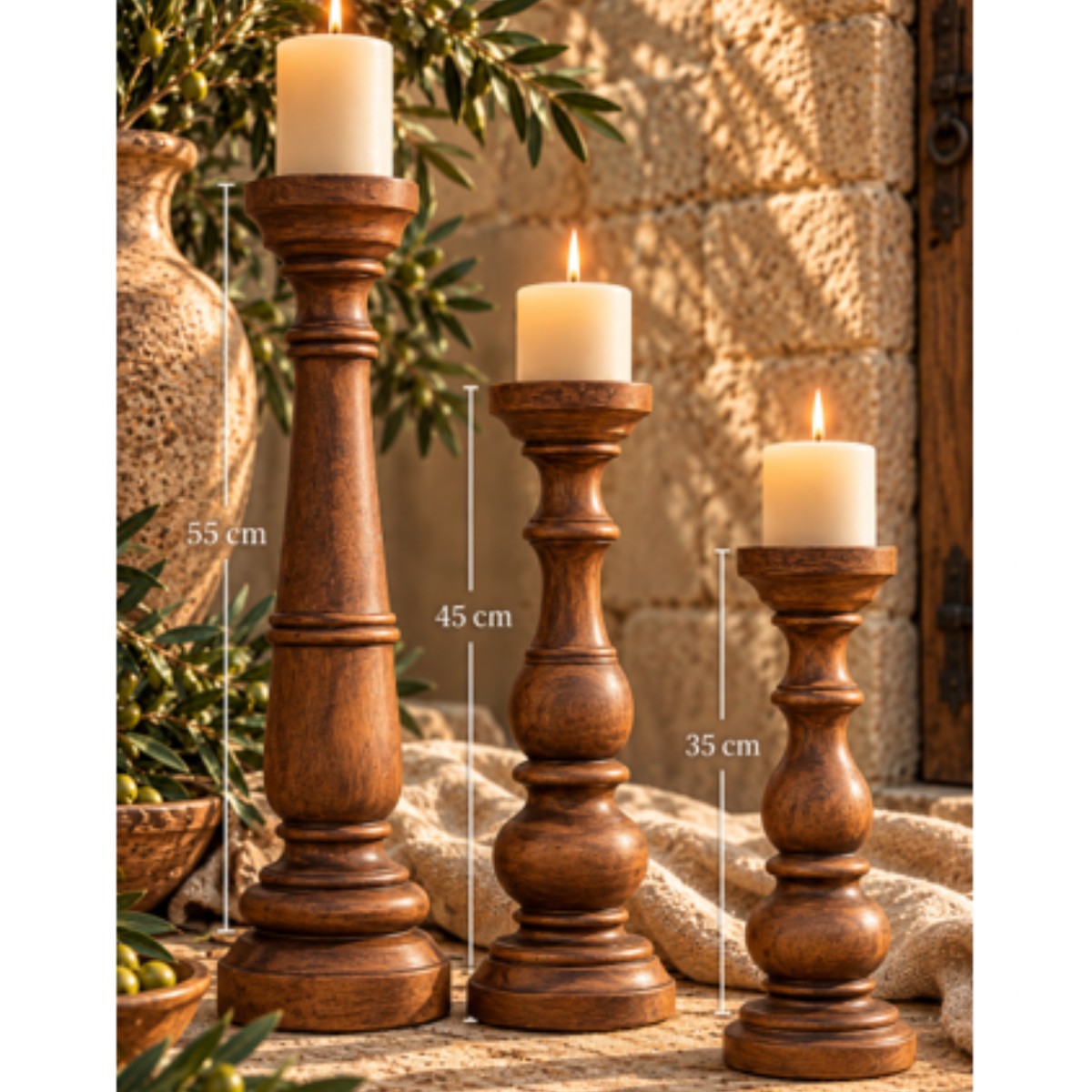 Snyman Candle Stand Set - Large