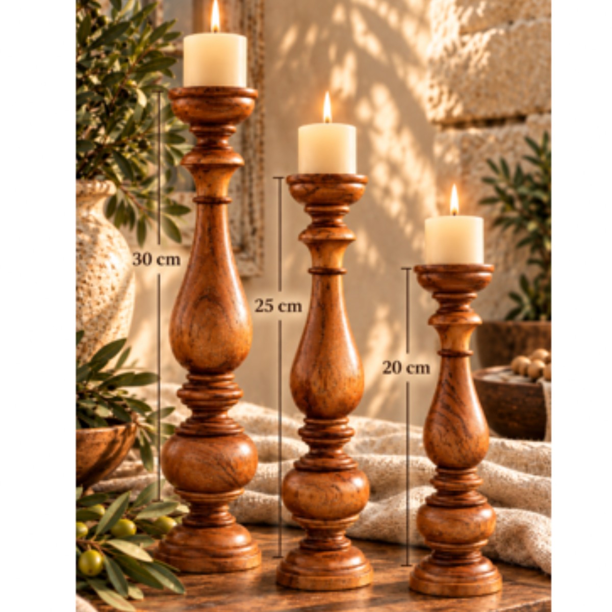 Snyman Candle Stand Set - Small