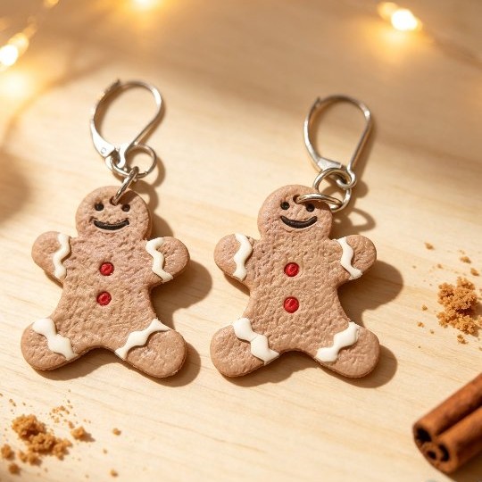 🍪Gingerbread Man Dangles
