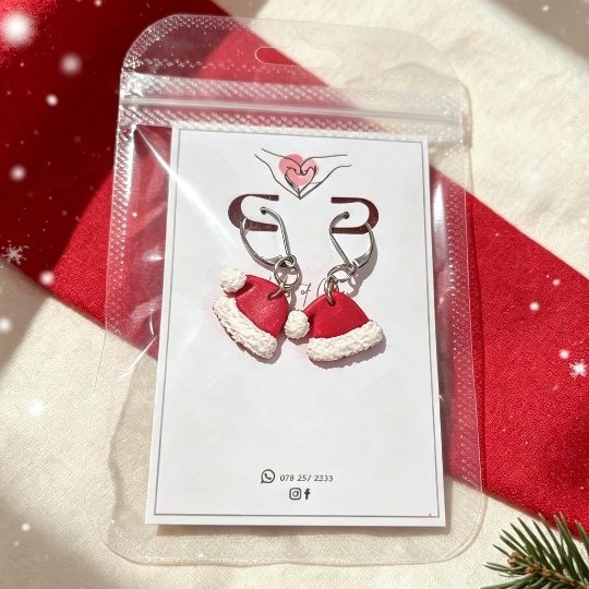 🎅 Santa Hat Dangles