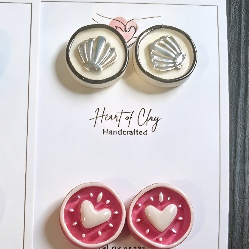 - 🐚 Coastal Shell + Sweet Heart Set