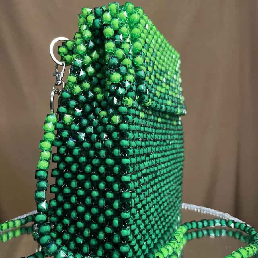 Green Beade Backpack