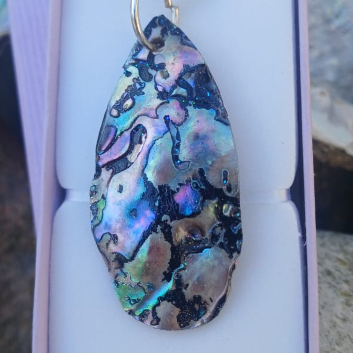 Ocean Mosaic Pendant & Cord