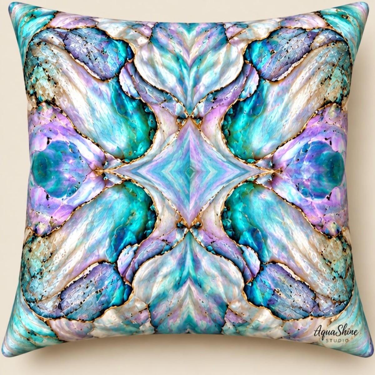 Iridescent Symmetry 45cm x 45cm Scatter Cushion image 2