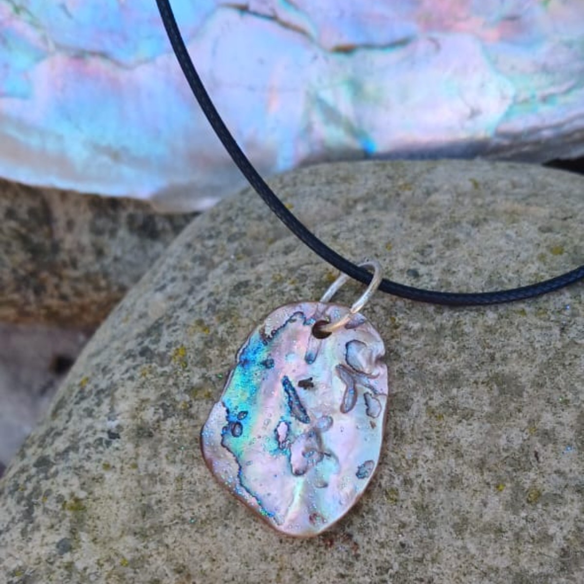 Topaz Sky Pendant & Cord image 4