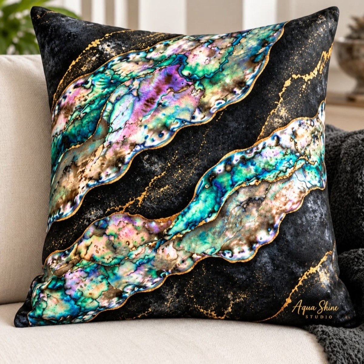 Lagoon Stone 45cm x 45cm Scatter Cushion image 2