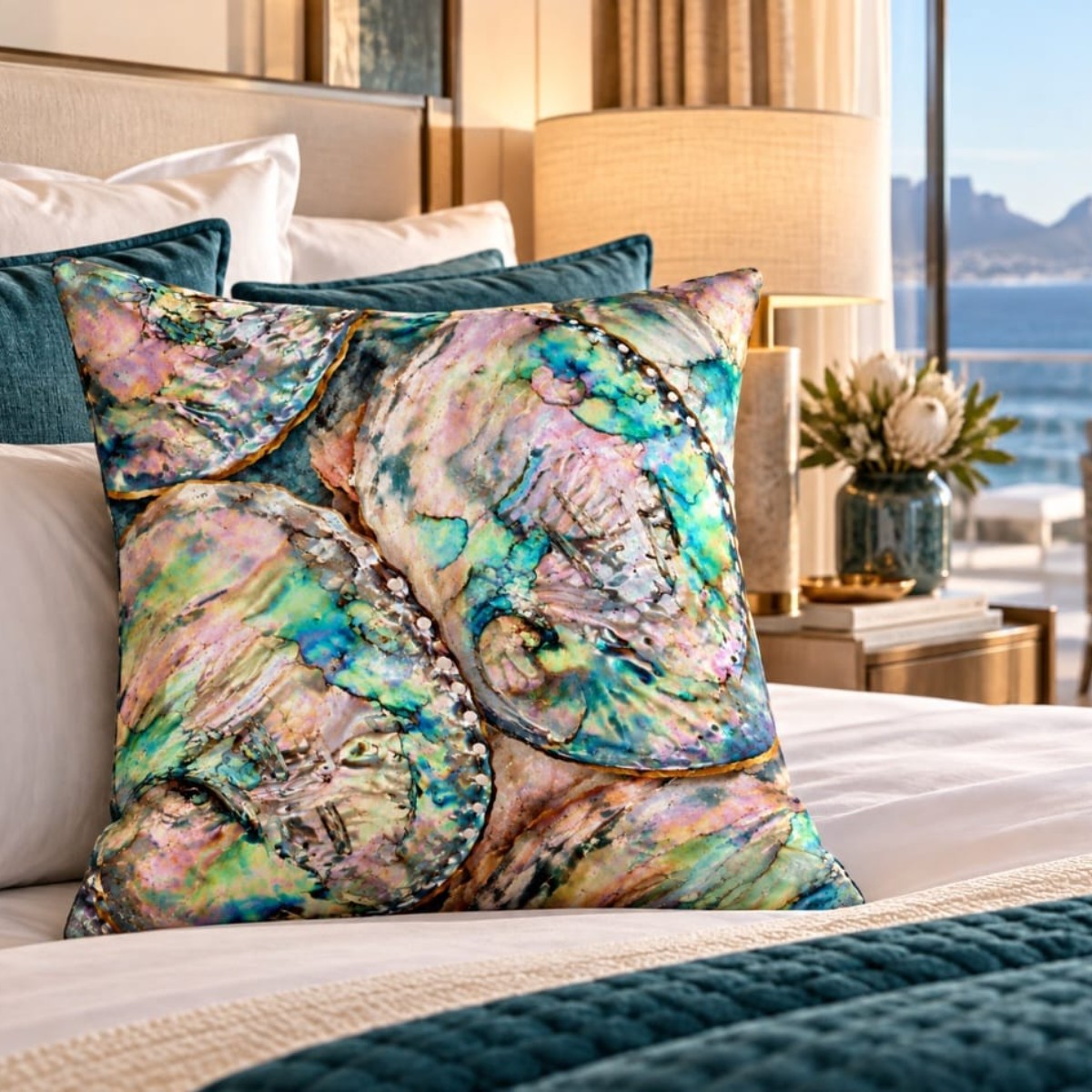 Pearlescent Layers 45cm x 45cm Scatter Cushion image 4
