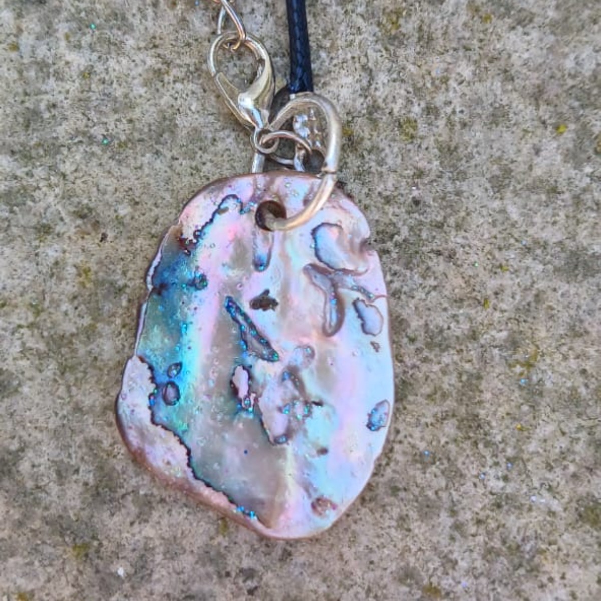 Topaz Sky Pendant & Cord