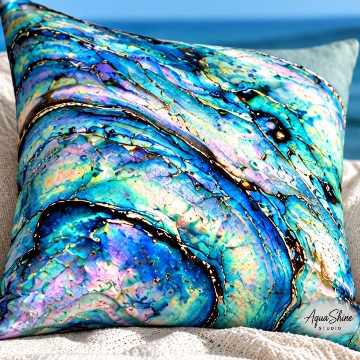 Tidal Flow 45cm x 45cm Scatter Cushion image 2