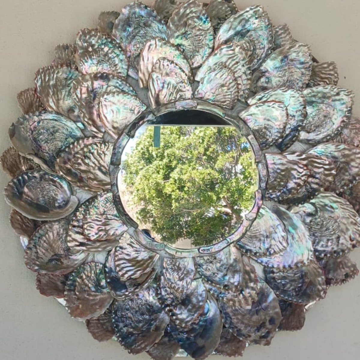 Abalone Sky Mirror