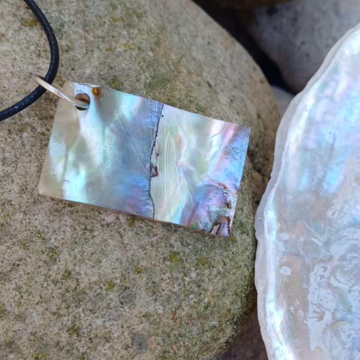 Galaxy Horizon Pendant & Cord image 2
