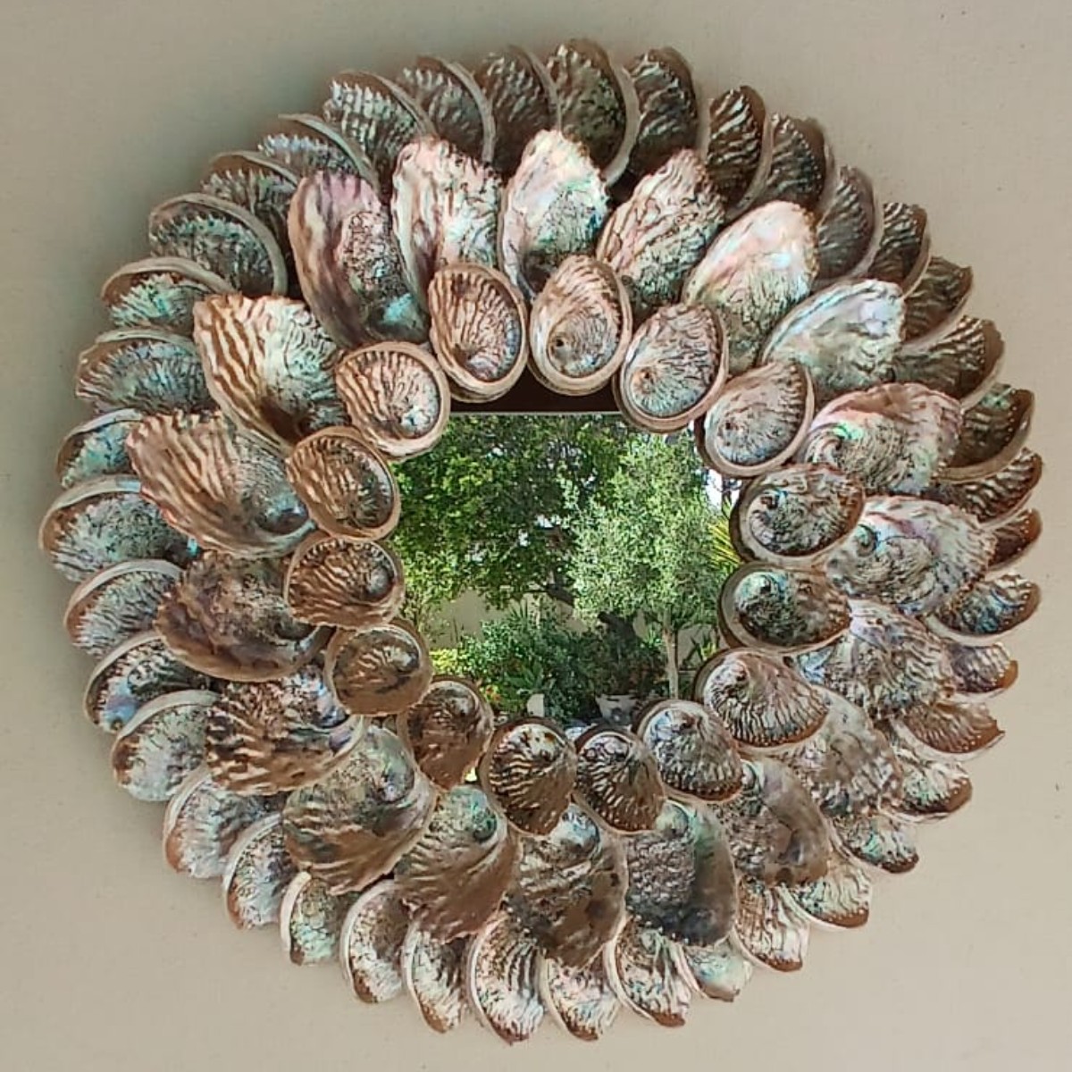 Abalone Galaxy Mirror