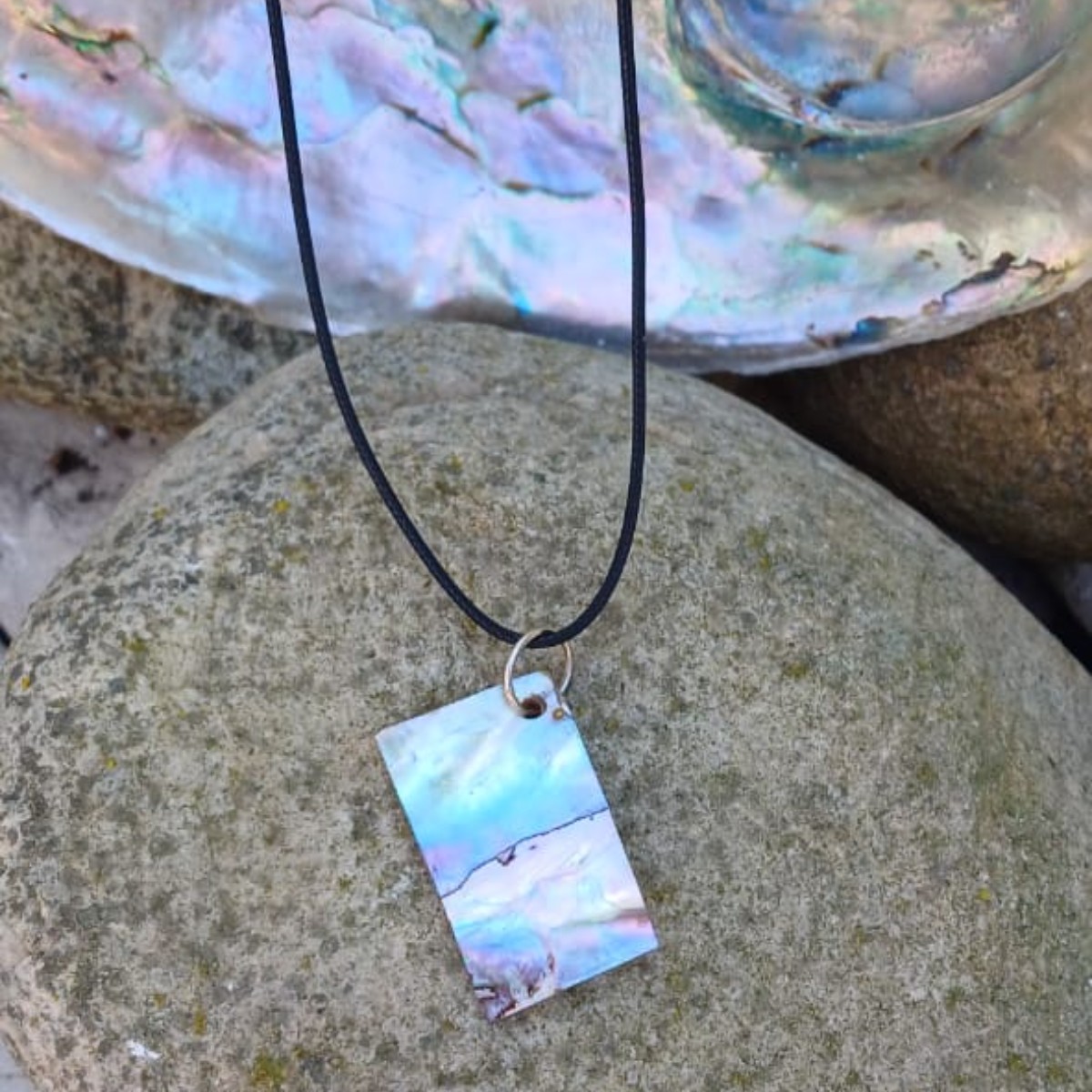 Galaxy Horizon Pendant & Cord image 5