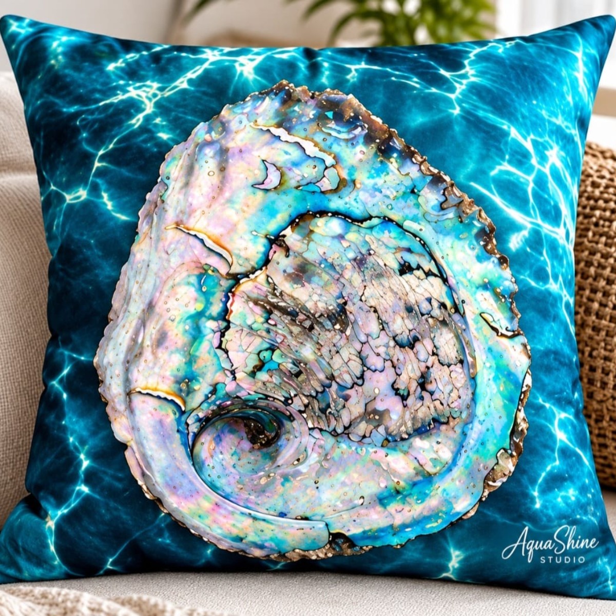 Coastal Spiral 45cm x 45cm Scatter Cushion image 2