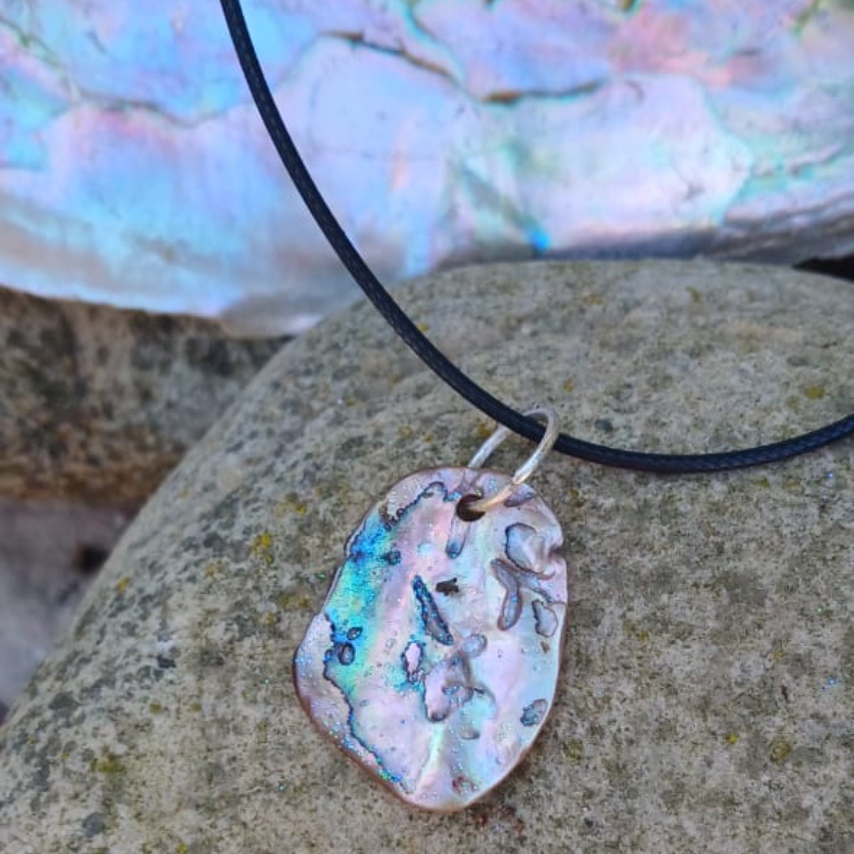 Topaz Sky Pendant & Cord image 3