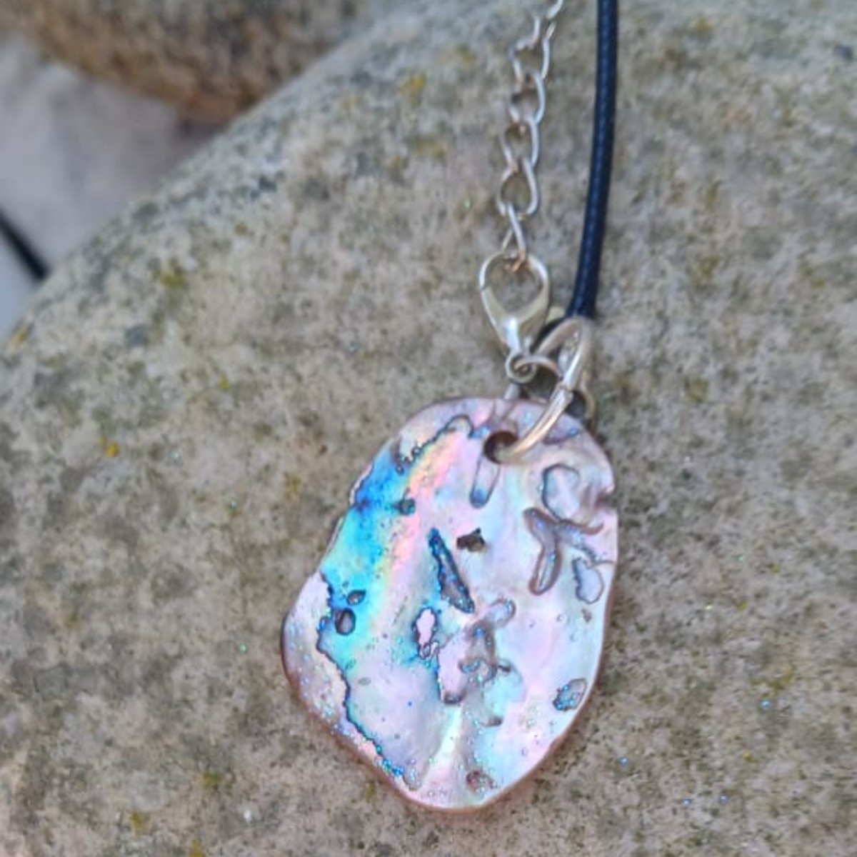 Topaz Sky Pendant & Cord image 2