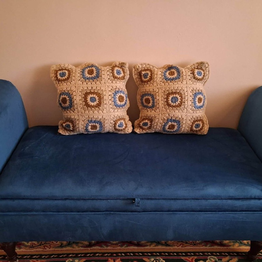 Crocheted Pillow Covers image 2