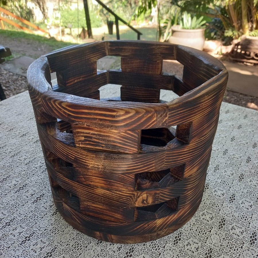 Woodturned Basket