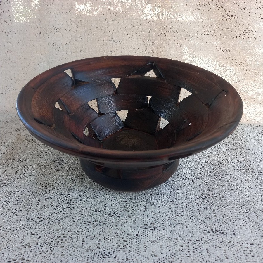 African Woodturned Bowl