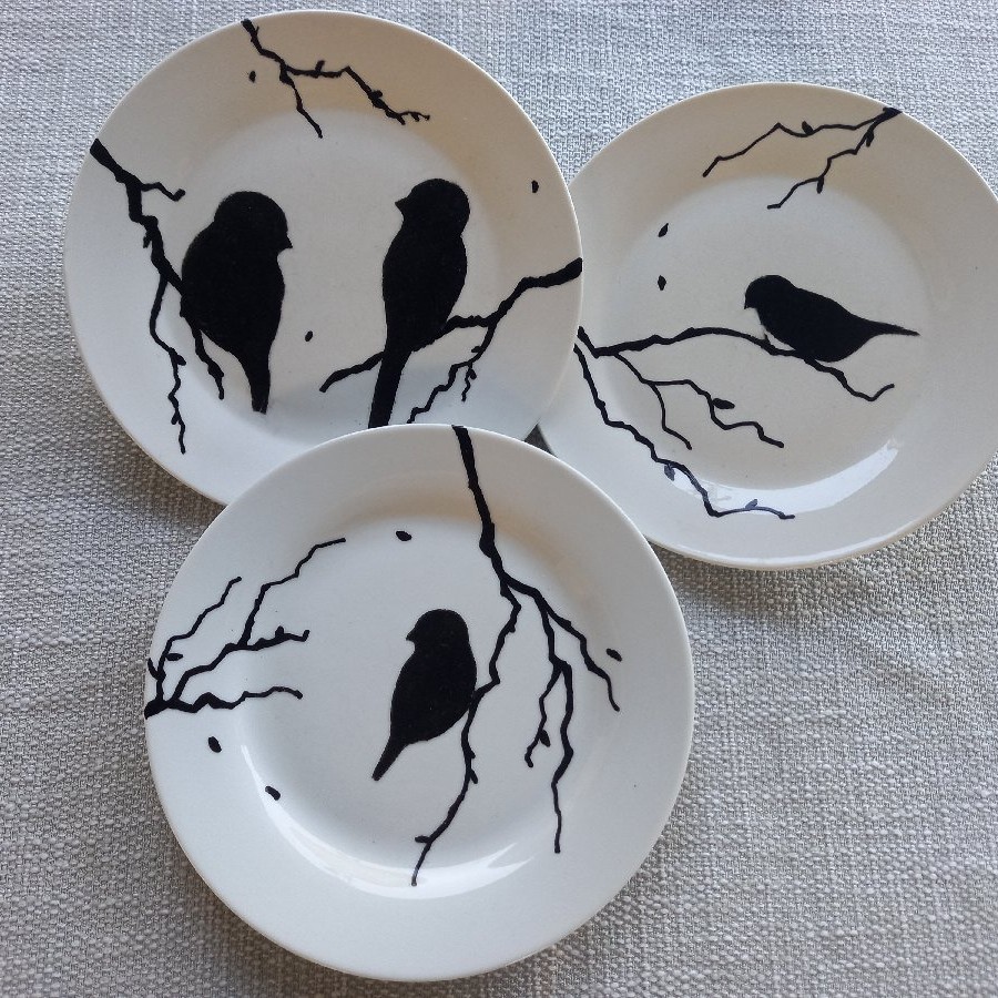 Handpainted Side Plates