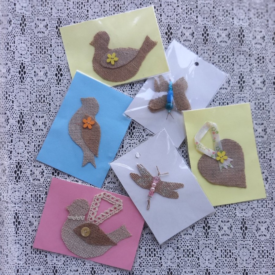 Handsewn Hessian Decals image 2